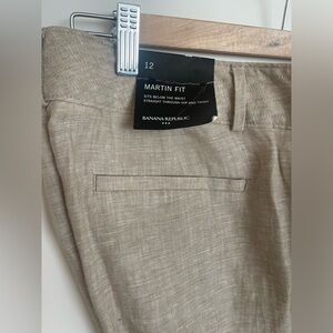 Size 12 NWT Banana Republic linen pants